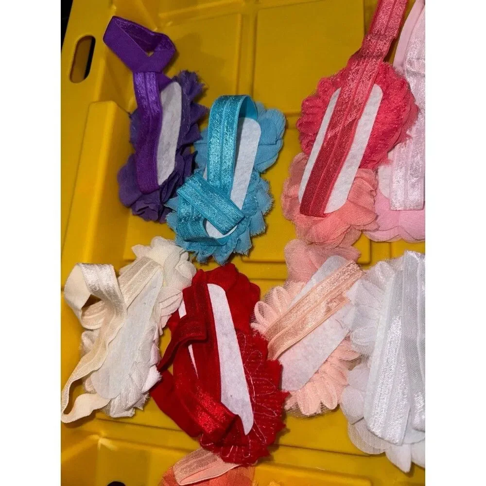 15 baby girl flower head bands B18